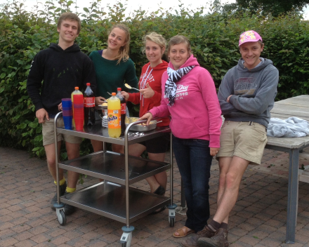 TopTeam uit 2013 : Karel, Yenka, Sofie, Griet en Joren.